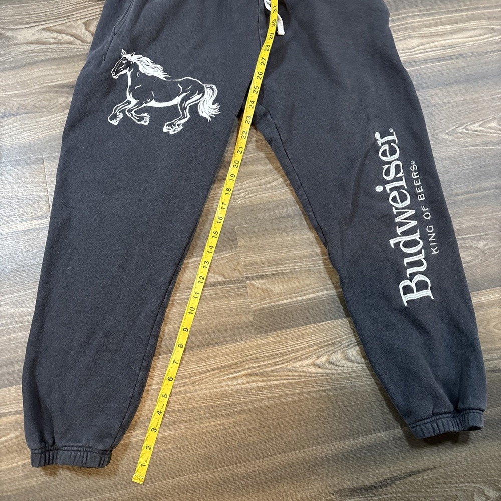 Pacsun X Budweiser Clydesdales King Of Beers Graphic Sweatpants Size M - Picture 6 of 6